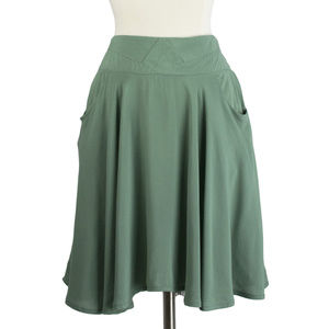 ▪️Skunkfunk | Sage Green Organic Cotton Skirt